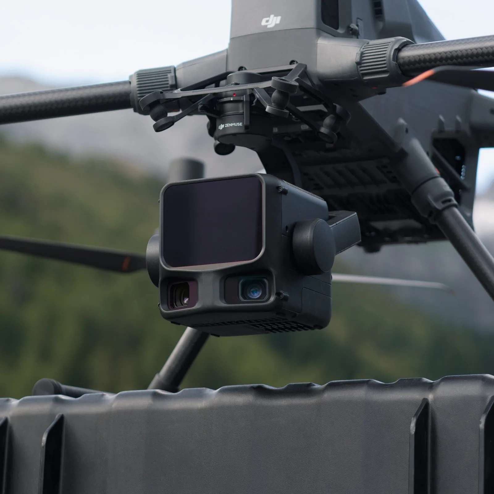 DJI Zenmuse L3 mounted on an enterprise aircraft